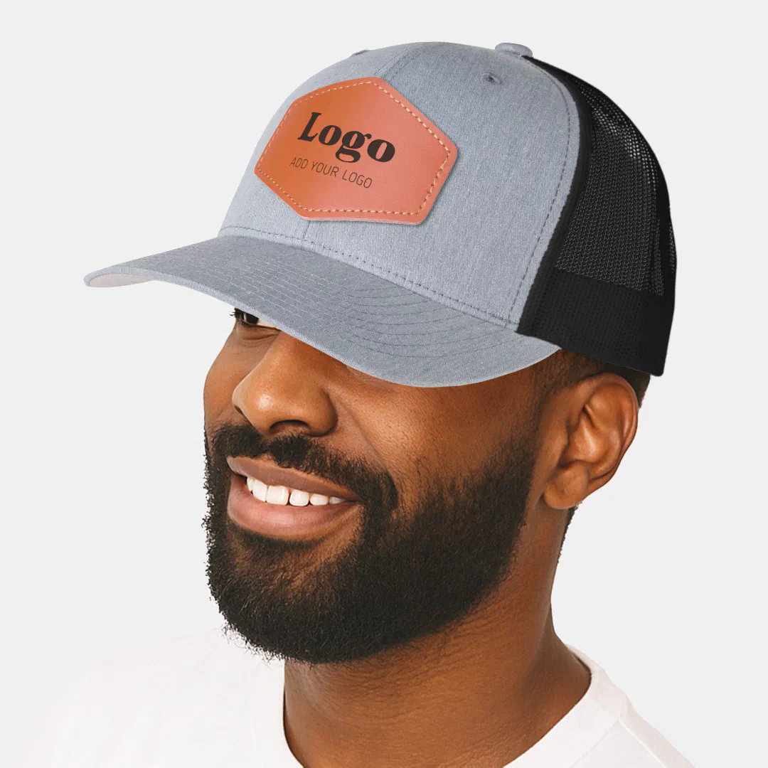Create Your Own Custom Business Logo Leather Patch Hat