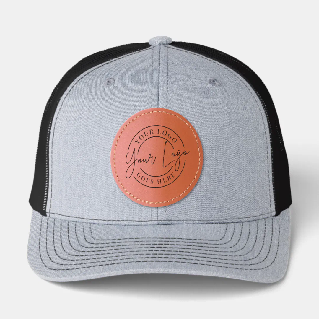 Create Your Own Logo Leather Patch Hat