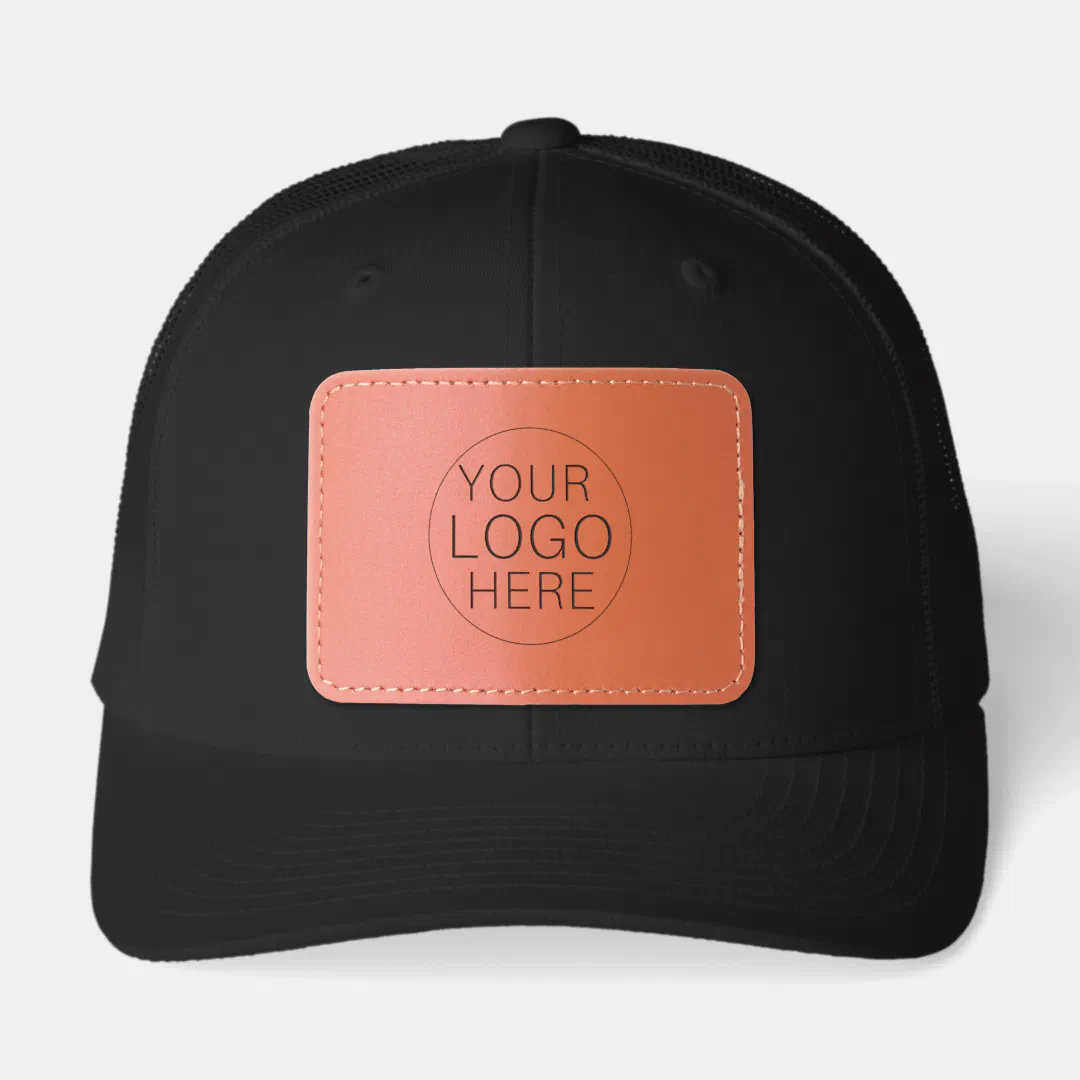 Custom Logo Business Branding Leather Patch Hat