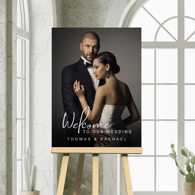 Custom Photo Wedding Welcome Foam Board