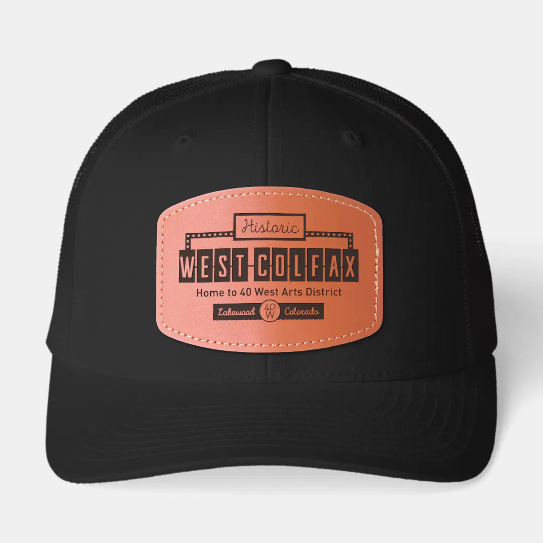 Historic West Colfax Leather Patch Hat