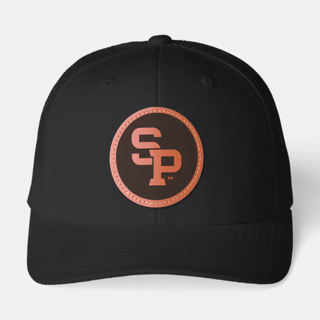 SP LEATHER PATCH HAT