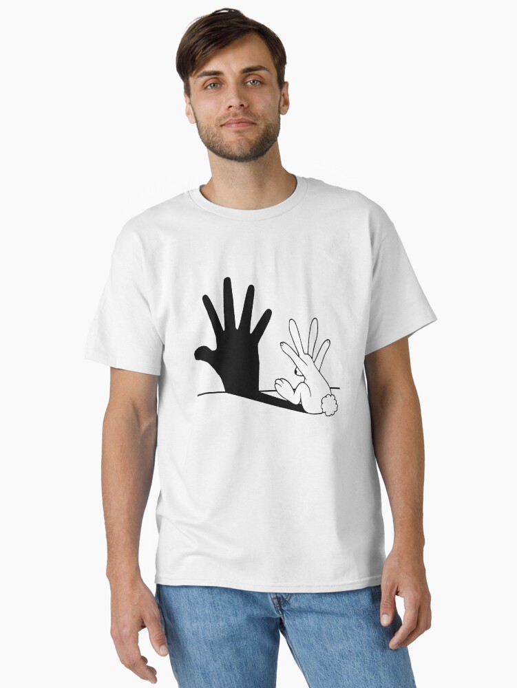 Rabbit Hand Shadow Classic T-Shirt