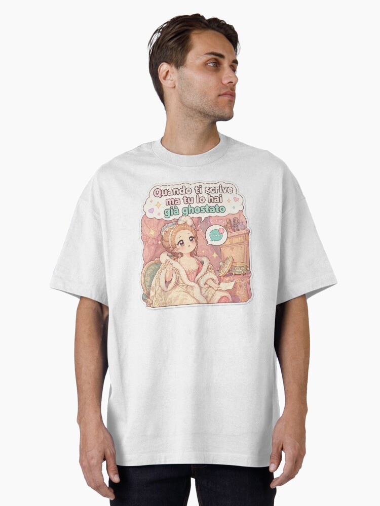Donna che ghosta Oversized T-Shirt